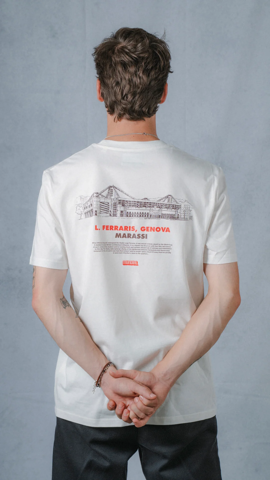 L. Ferraris, Genova MUNDIAL x Tacchettee T-shirt - White - Image 4