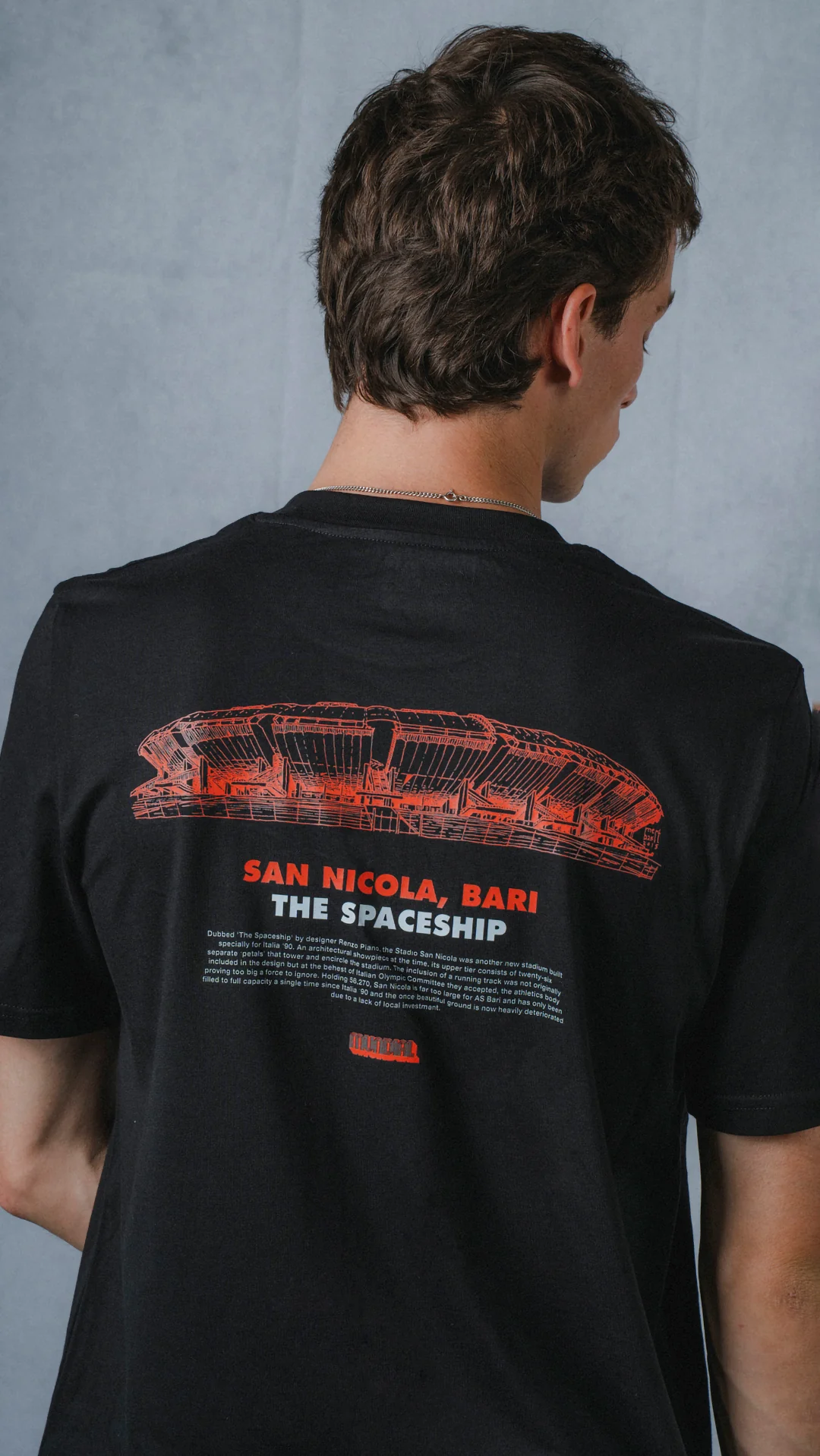 San Nicola, Bari MUNDIAL x Tacchettee T-shirt - Black - Image 3