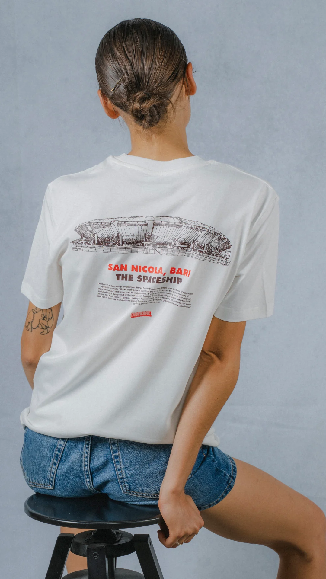 San Nicola, Bari MUNDIAL x Tacchettee T-shirt - White - Image 4
