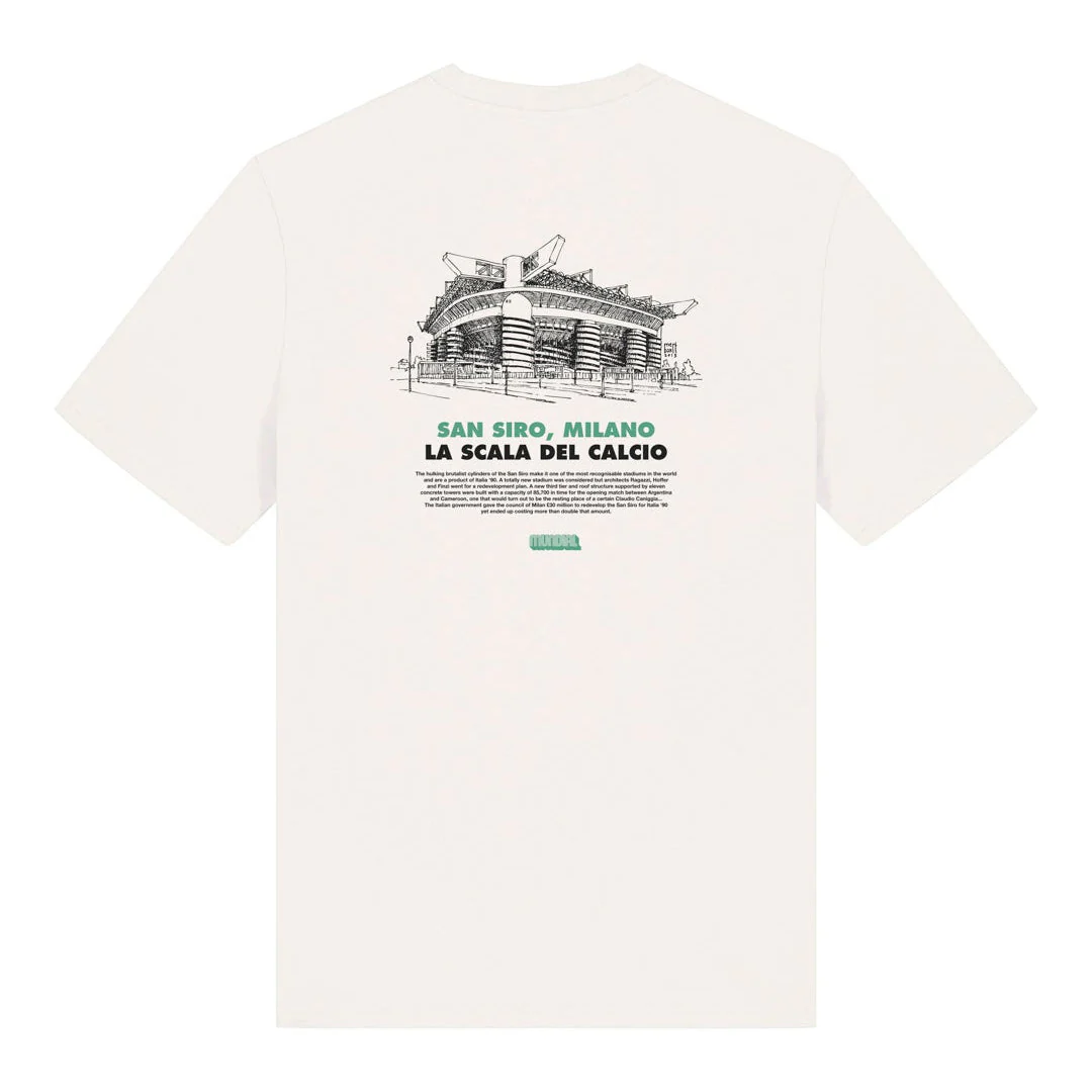 San Siro, Milano MUNDIAL x Tacchettee T-shirt - White - Image 2