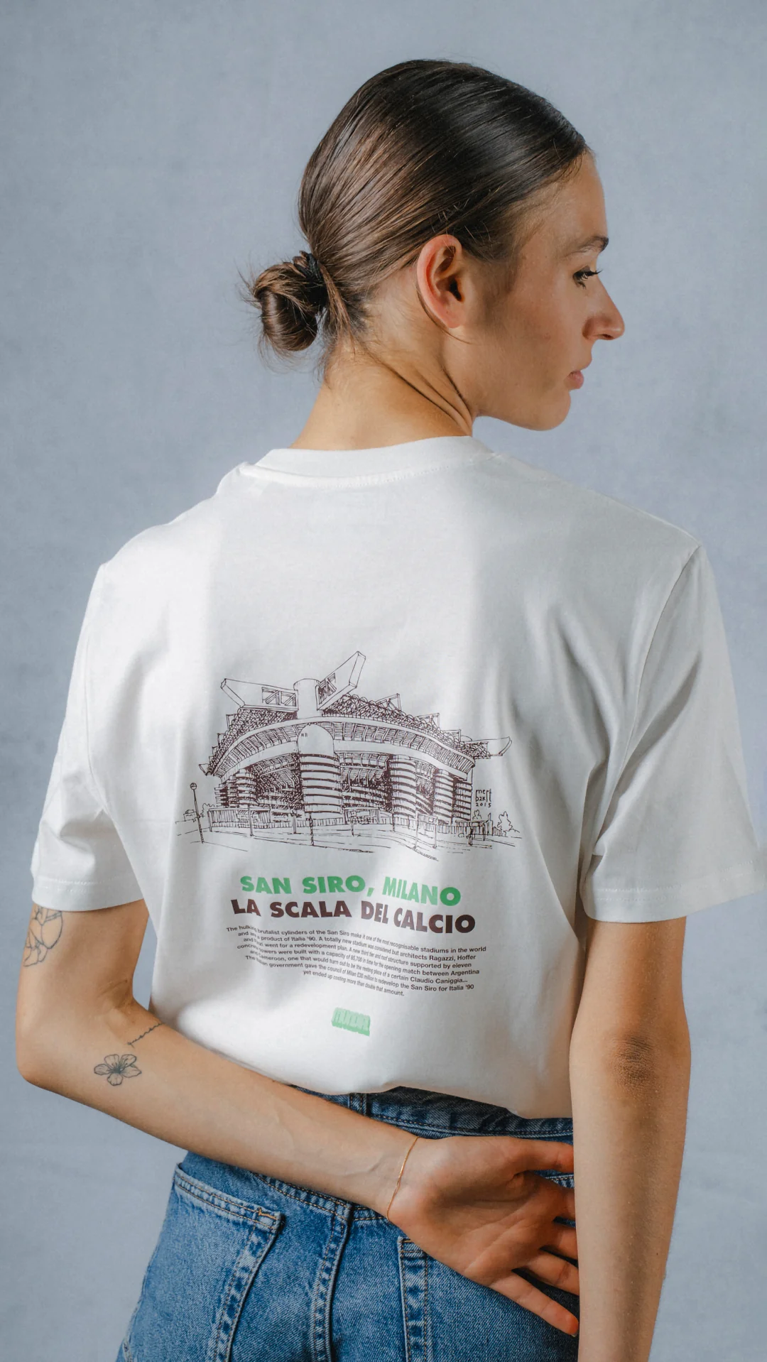 San Siro, Milano MUNDIAL x Tacchettee T-shirt - White - Image 4