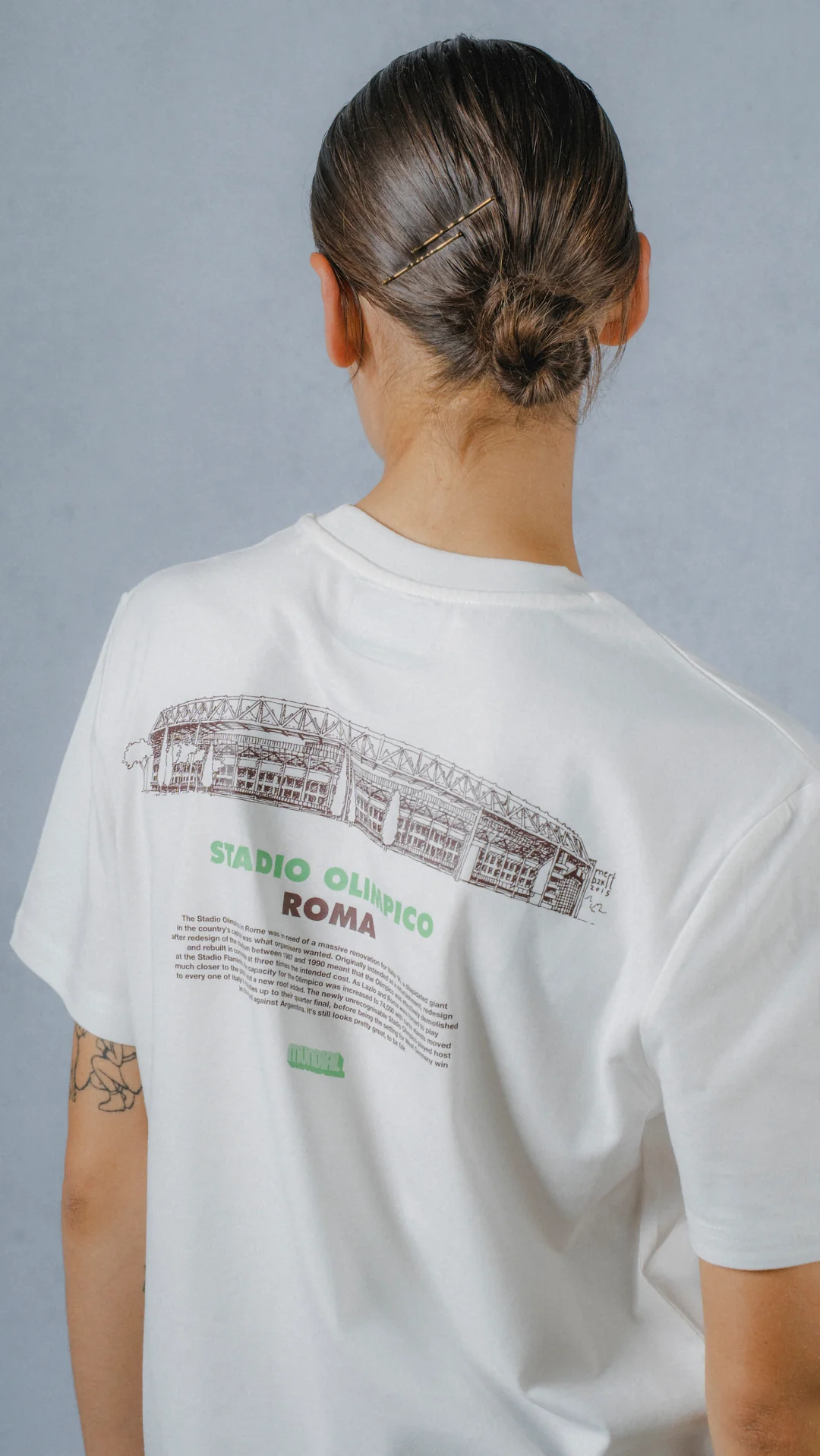 Stadio Olimpico, Roma MUNDIAL x Tacchettee T-shirt - White - Image 4